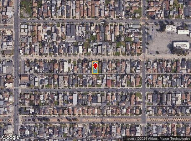  1246 W 96Th St, Los Angeles, CA Parcel Map