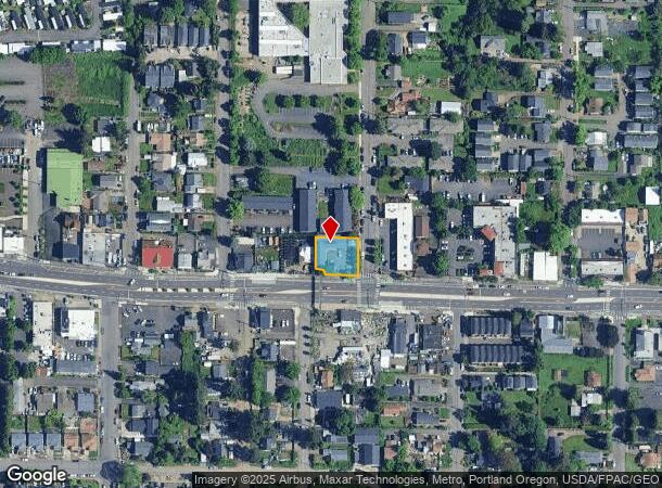 8615 Se Division St, Portland, OR Parcel Map