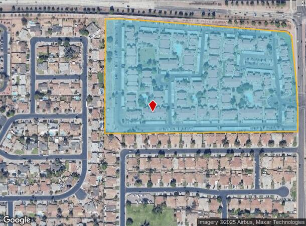1710 S Gilbert Rd, Mesa, AZ Parcel Map
