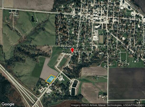  610 S Pine St, New London, IA Parcel Map