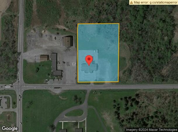  1163 Main Rd, Corfu, NY Parcel Map