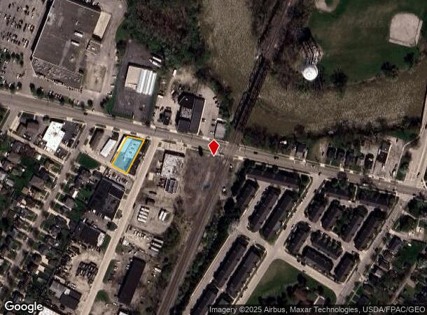  1107 W Front St, Monroe, MI Parcel Map
