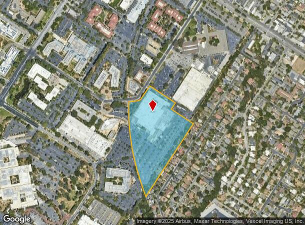  911 Hansen Way, Palo Alto, CA Parcel Map