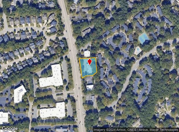  7718 Six Forks Rd, Raleigh, NC Parcel Map