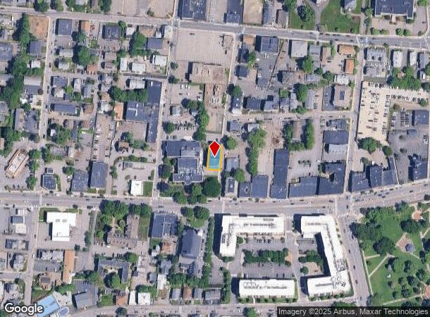  14 Spring St, Waltham, MA Parcel Map