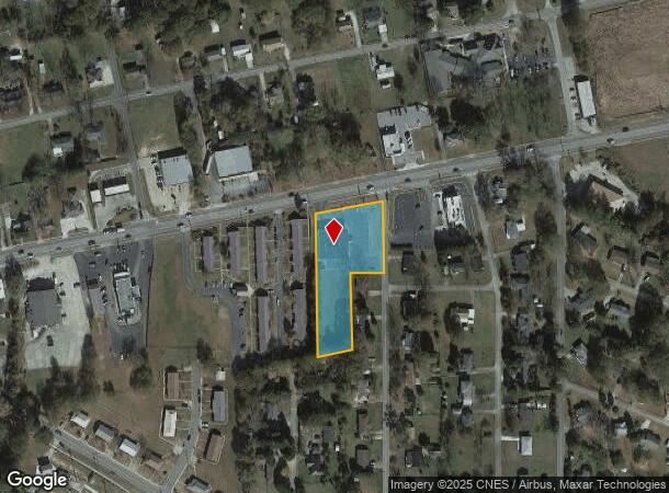  580 E Franklin St, Hartwell, GA Parcel Map