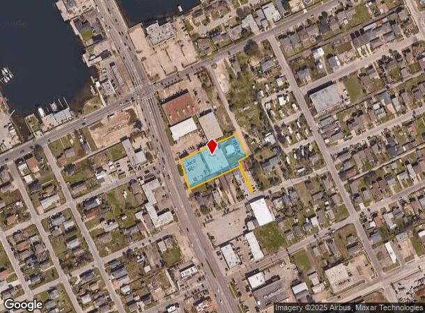  2108 61St St, Galveston, TX Parcel Map