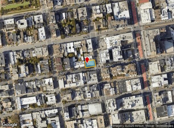  1601 Franklin St, San Francisco, CA Parcel Map