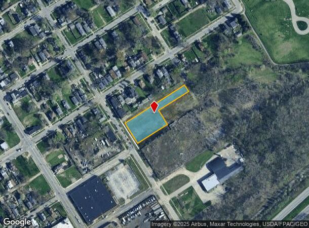  1502 Elm St, Toledo, OH Parcel Map