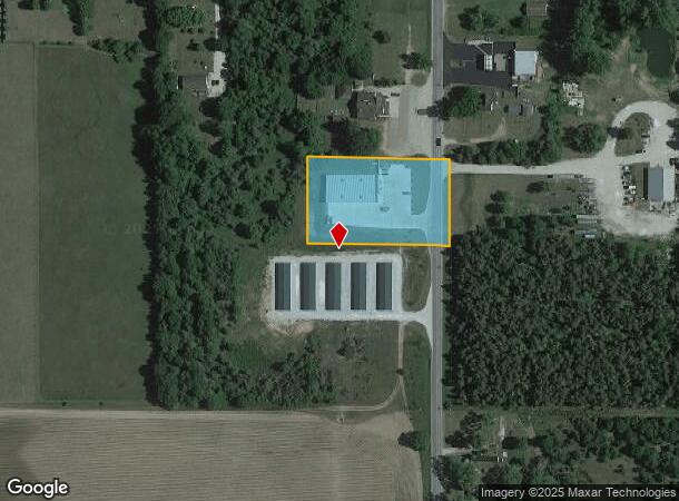  10525 S Warner Ave, Fremont, MI Parcel Map