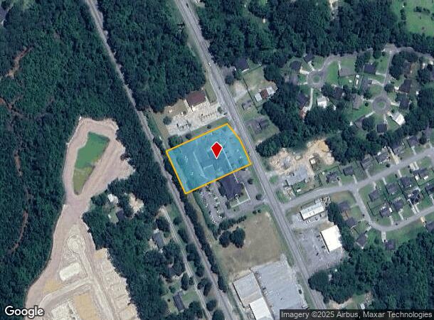 802 S Laurel St, Springfield, GA Parcel Map