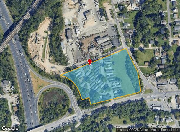2341 Monumental Ave, Halethorpe, MD Parcel Map