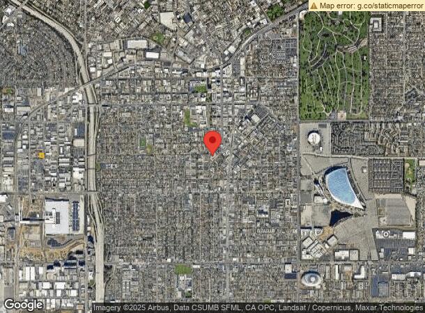  1101 W Hillcrest Blvd, Inglewood, CA Parcel Map