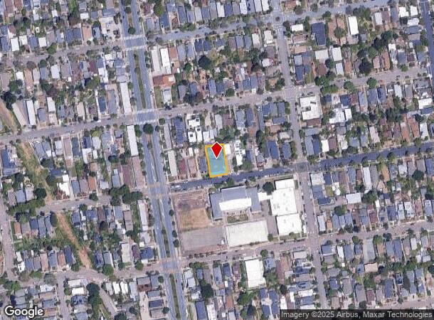 1521 Derby St, Berkeley, CA Parcel Map
