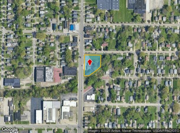  905 Brown St, Akron, OH Parcel Map