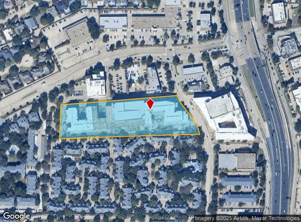  17727 Addison Rd, Dallas, TX Parcel Map