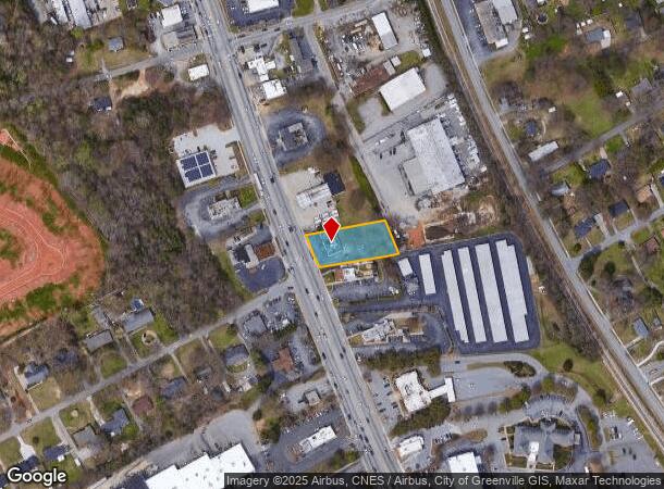  202 N Main St, Mauldin, SC Parcel Map