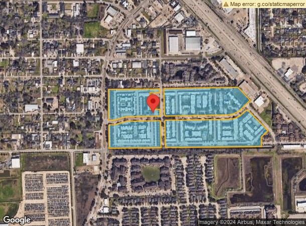  9220 Nathaniel St, Houston, TX Parcel Map