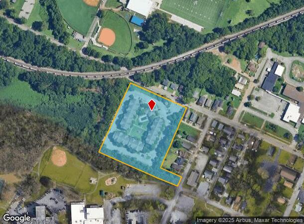  1020 W 37Th St, Chattanooga, TN Parcel Map