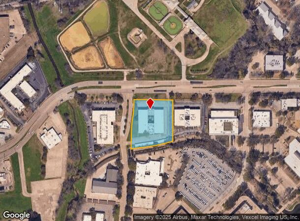  1750 Regal Row, Dallas, TX Parcel Map