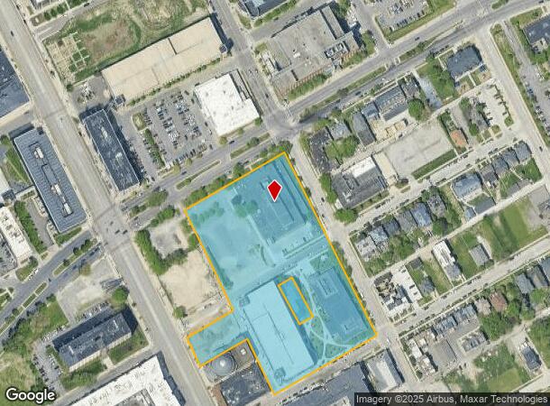  100 Mack Ave, Detroit, MI Parcel Map