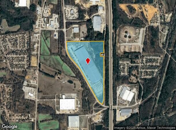  234 Turner Industrial Park Rd, Saltillo, MS Parcel Map