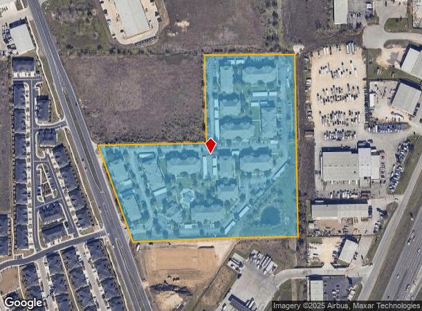  1250 Robert S Light Blvd, Buda, TX Parcel Map