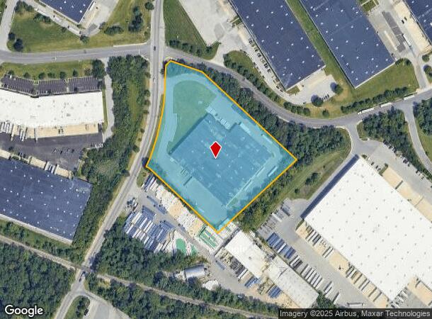  8215 Dorsey Run Rd, Jessup, MD Parcel Map
