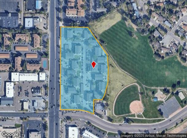  3504 N Carefree Cir, Colorado Springs, CO Parcel Map