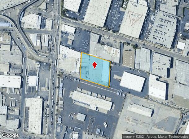  1536 S Alameda St, Los Angeles, CA Parcel Map