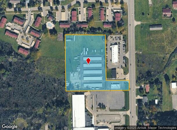 1110 S Elms Rd, Flint, MI Parcel Map