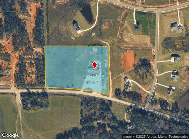 1843 Sandhill Rd, Auburn, AL Parcel Map