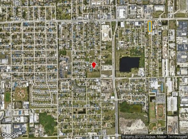  2040 Towles St, Fort Myers, FL Parcel Map