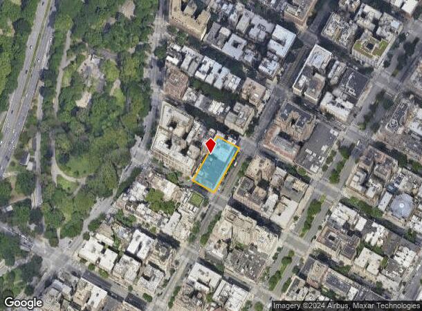  441 W End Ave, New York, NY Parcel Map