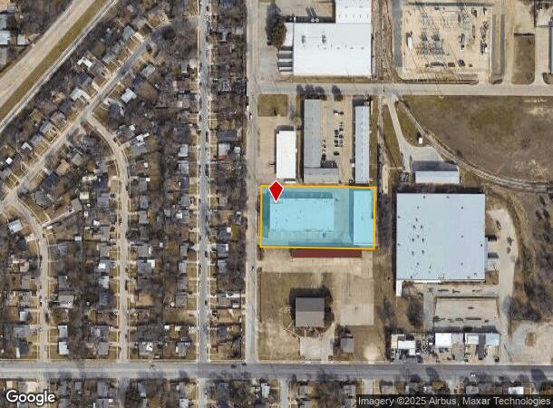 4205 Stadium Dr, Fort Worth, TX Parcel Map