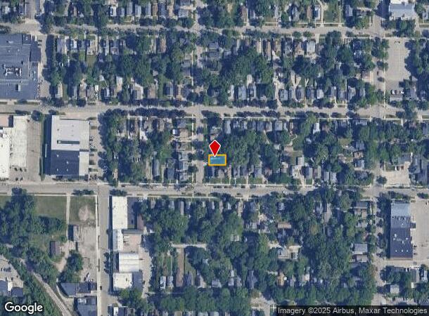  1610 Center Ave Ne, Grand Rapids, MI Parcel Map
