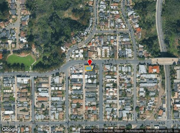  2127 Adams Ave, San Diego, CA Parcel Map