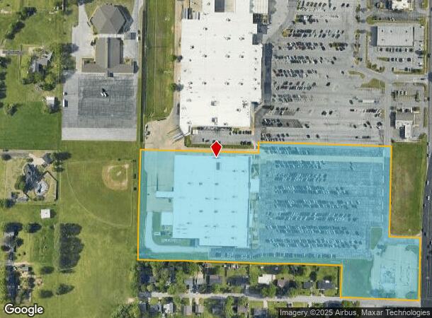  2008 S Thompson St, Springdale, AR Parcel Map