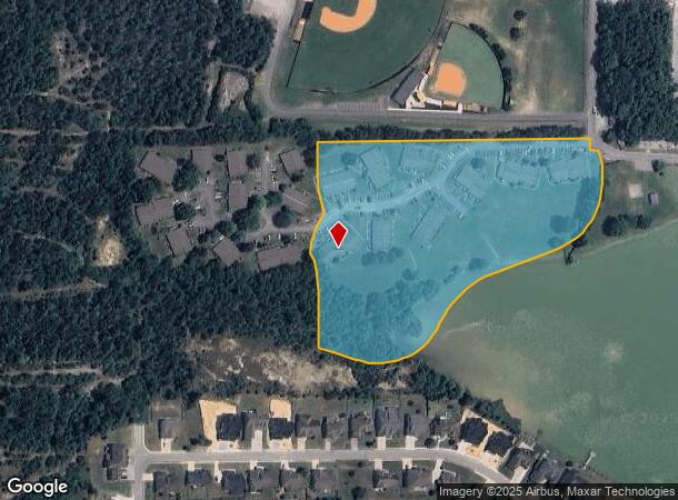 1100 Lakeshore Dr, Fort Oglethorpe, GA Parcel Map