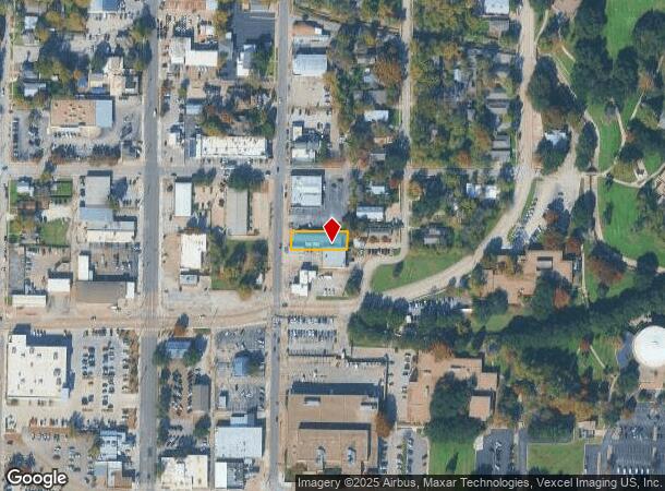 516 N Locust St, Denton, TX Parcel Map