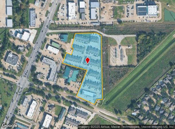  12254 Queenston Blvd, Houston, TX Parcel Map