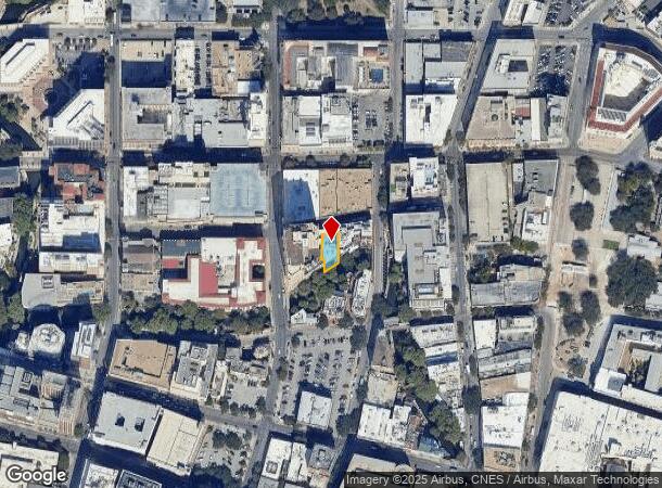  212 College St, San Antonio, TX Parcel Map