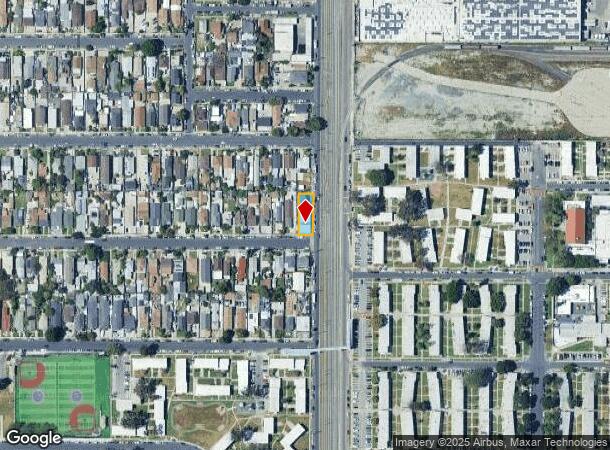  5111 Long Beach Ave, Los Angeles, CA Parcel Map