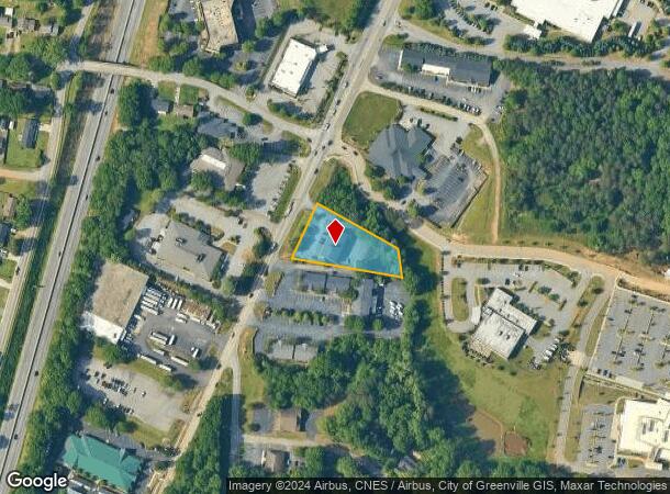  1007 Grove Rd, Greenville, SC Parcel Map