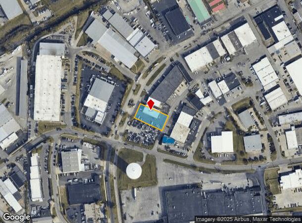  1112 Industry Rd, Lexington, KY Parcel Map