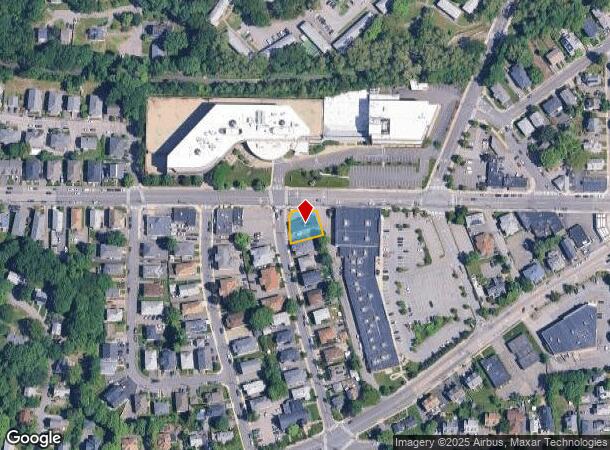  1036 Main St, Waltham, MA Parcel Map