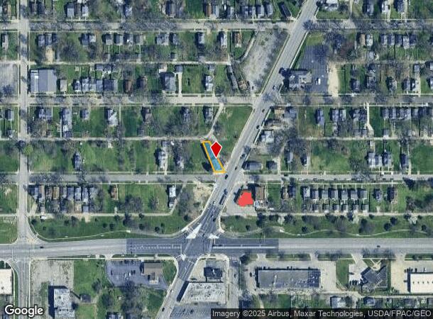  1402 Palmwood Ave, Toledo, OH Parcel Map
