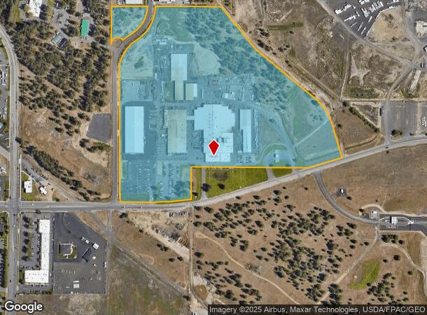 1413 E Hawthorne Rd, Spokane, WA Parcel Map