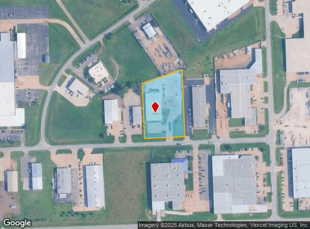 9912 W York St, Wichita, KS Parcel Map