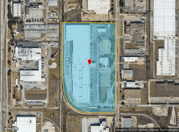 7600 Will Rogers Blvd, Fort Worth, TX Parcel Map